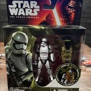 Star Wars The Force Awakens Stormtrooper Action Figure - Black and White